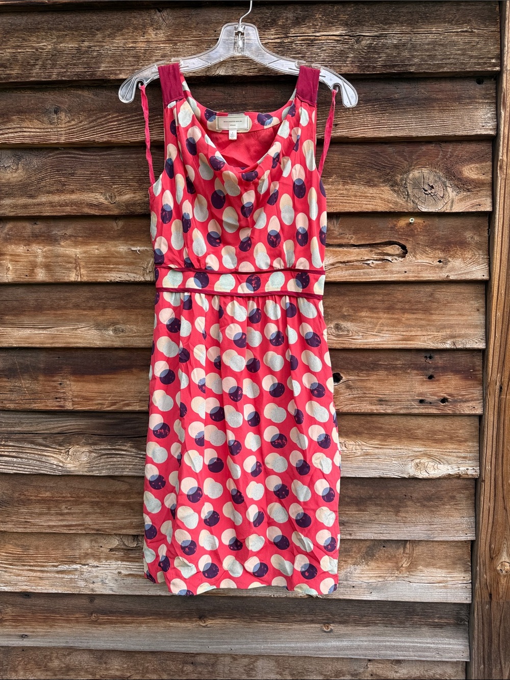Moulinette soeurs silk fully lined sleeveless dress